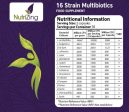 Probiótico Fórmula de Amplio Espectro - 16 Cepas - Lactobacilos y Bífidobacterias y Streptococcus - 60 Cápsulas de Liberación Prolongada- 100% Vegano Probioticos por NutriZing Embalaje Deteriorado Online Sale