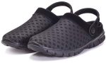 Zuecos Hombres Mujeres Unisex Zapatillas de Playa Sandalias Piscina Vernano Zapatos de Jardín Respirable Malla Casual Pantuflas - Negro, 39 EU Reacondicionado For Discount