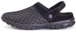 Zuecos Hombres Mujeres Unisex Zapatillas de Playa Sandalias Piscina Vernano Zapatos de Jardín Respirable Malla Casual Pantuflas - Negro, 39 EU Reacondicionado For Discount