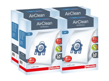 Miele GN AirClean Bags Case Lot (4 Boxes) For Sale