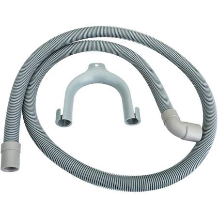 Universal Straight to Hooked End 1.5m Drain Hose - For 21mm Outlets Cheap