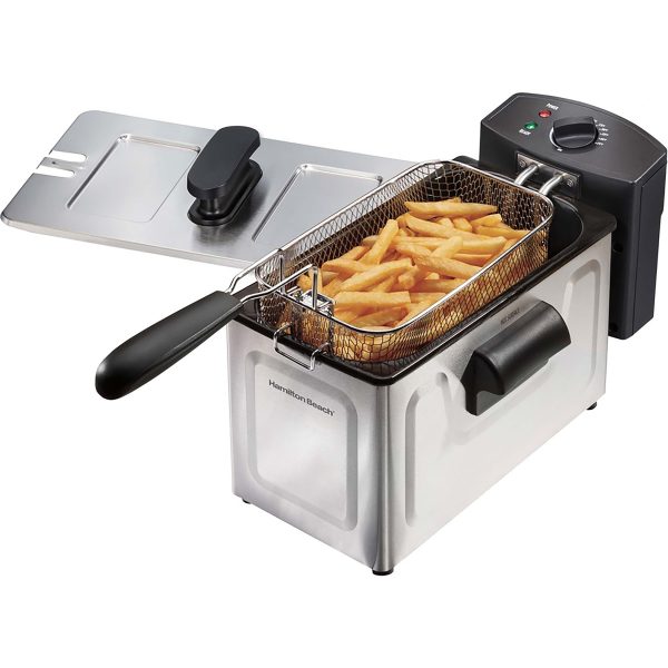 Hamilton Beach Deep Fryer, 3 Liter 12 Cup Oil Capacity, 8 Cup Food Capacity Online now