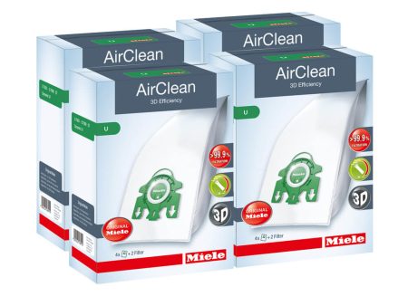 Miele U AirClean Bags Case Lot (4 Boxes) Online Sale