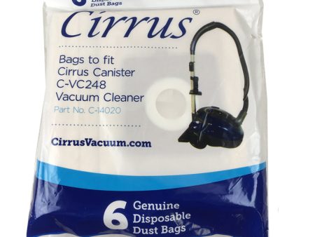 Cirrus Canister Vacuum Bags (6-Pack) [C-14020] Cheap