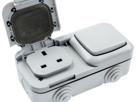 2 Gang Outdoor Socket IP54 Rated - Ready for all weather Online Hot Sale