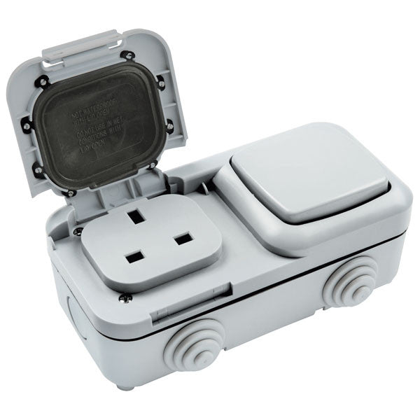 2 Gang Outdoor Socket IP54 Rated - Ready for all weather Online Hot Sale