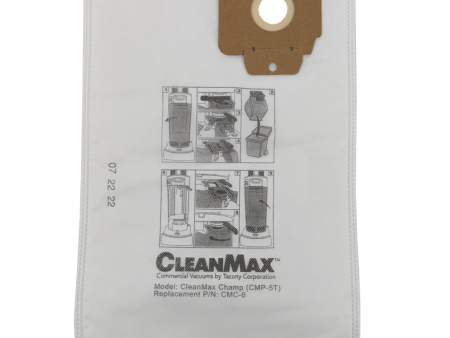 CleanMax Champ HEPA Media Vacuum Bags (6-Pack) [CMC-6] on Sale