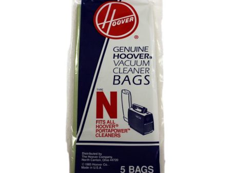 Hoover Type N Bags (5-Pack) [4010038N] For Cheap