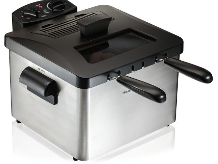 Hamilton Beach Deep Fryer, 4.5 Liters 19 Cup Oil Capacity Professional-Style with 3 Baskets Online Hot Sale