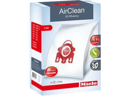 Miele FJM AirClean Bags (4pk) Sale