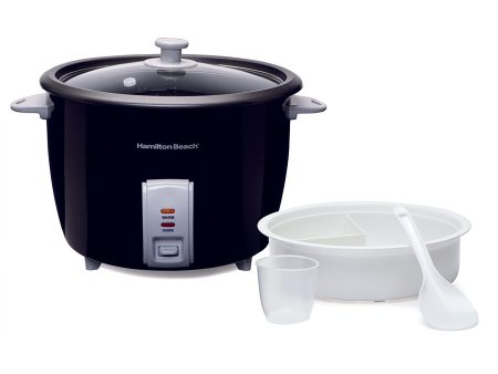 Hamilton Beach 30 Cup Capacity (Cooked) Rice Cooker, Black For Discount