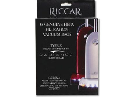 Riccar Type X Radiance HEPA Media Bags (6-Pack) [RXH-6] on Sale