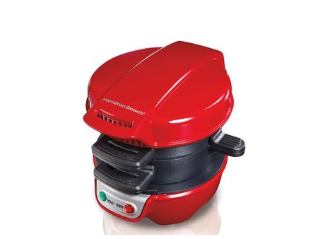 Hamilton Beach Breakfast Sandwich Maker, Red Discount